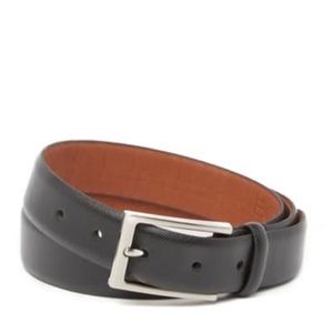 Boconi real leather belt black 34